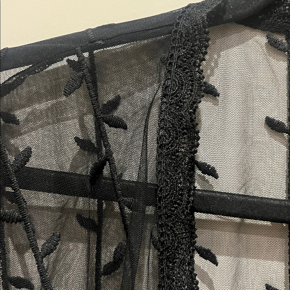 Torrid Black Lace Ruana Kimono Duster - Picture 9 of 14